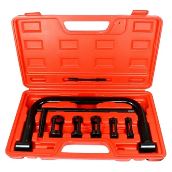 

10Pcs Solid Valve Spring Compressor, Auto Compression Clamp Tool Service Kit for Motorcycle, ATV, Car, Small Engine Vehicle Equi