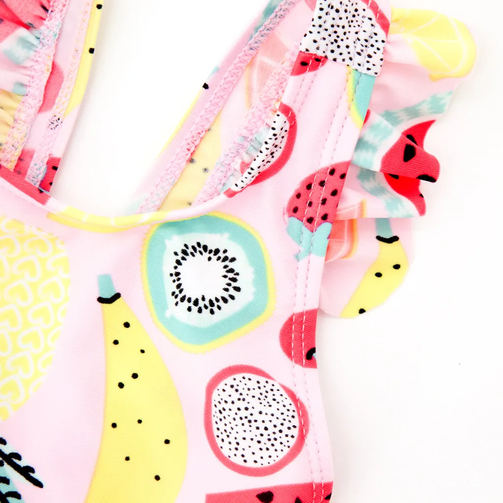 2020 fashion Girls Fruits Print Swimsuit One-Piece Summer Bathing Suits Swimming Bathing Suit Baby Kid Children Beachwear