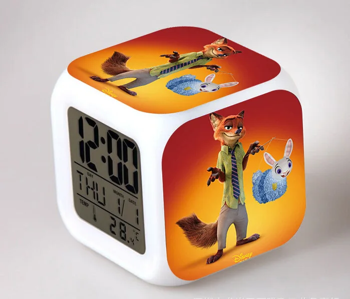Безумный город животных кукла игрушка Zootopia многофункциональный цвет красочные меняющиеся игрушки Детская игрушка сигнализация