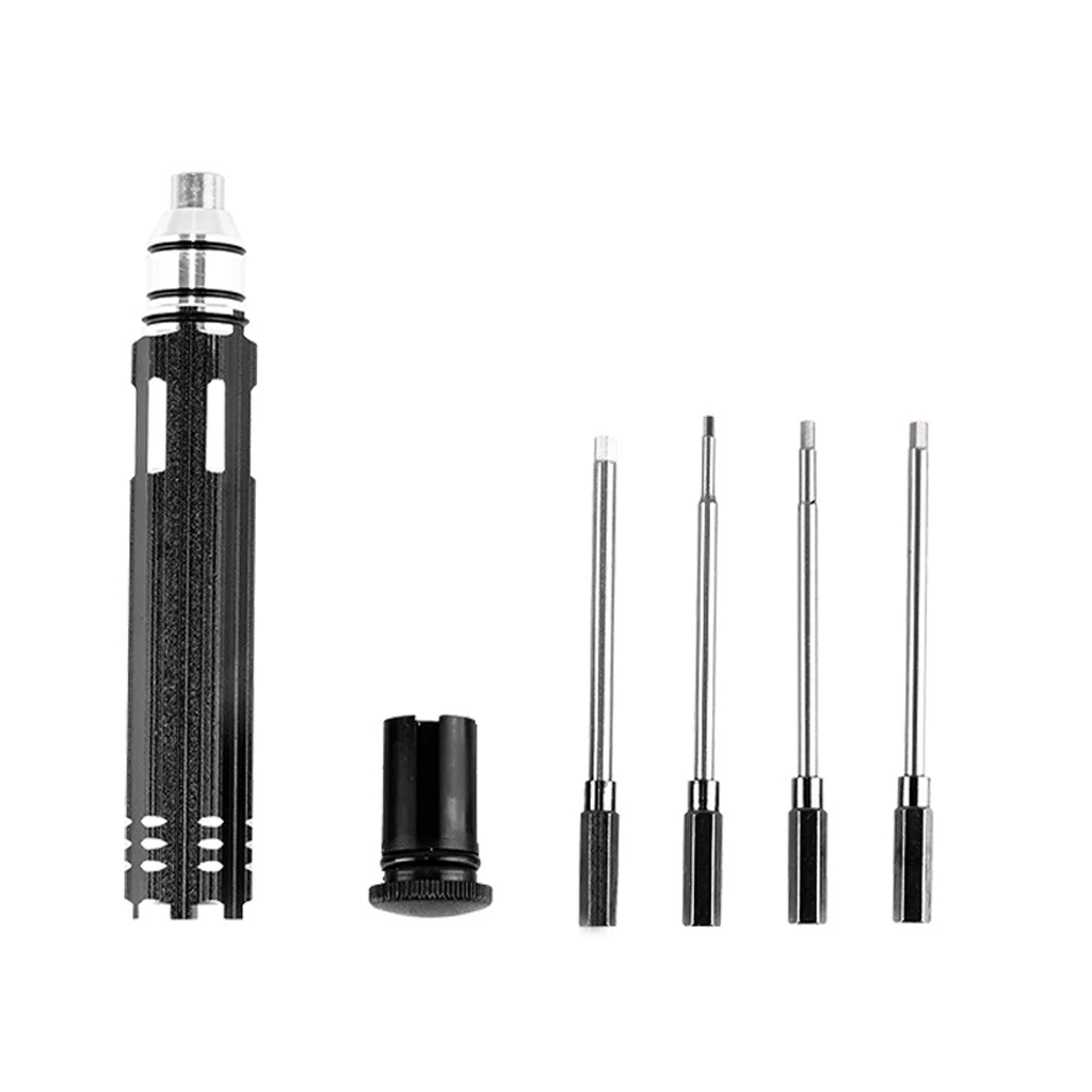 

RC Tools 4 In 1 Metal 1.5/2/2.5/3mm Hexagon Head Screw Driver Screwdriver Tool Set for RC Helicopter Car Tool
