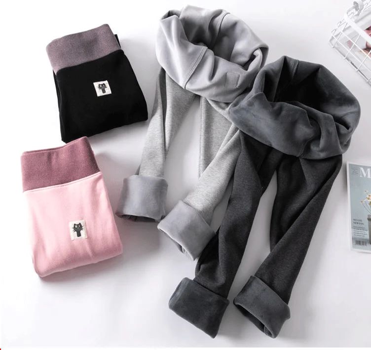 aerie leggings Plus Size 6Xl Warm Velvet Leggings Women Oversize Thick Winter Leggings Casual Stretch Sweatpants Patchwork High Waist Pants yoga pants