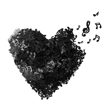 

1 Pack 15g Musical Confetti Musical Note Mixed Style Confetti Table Decoration Throw Confetti for Birthday Music Party