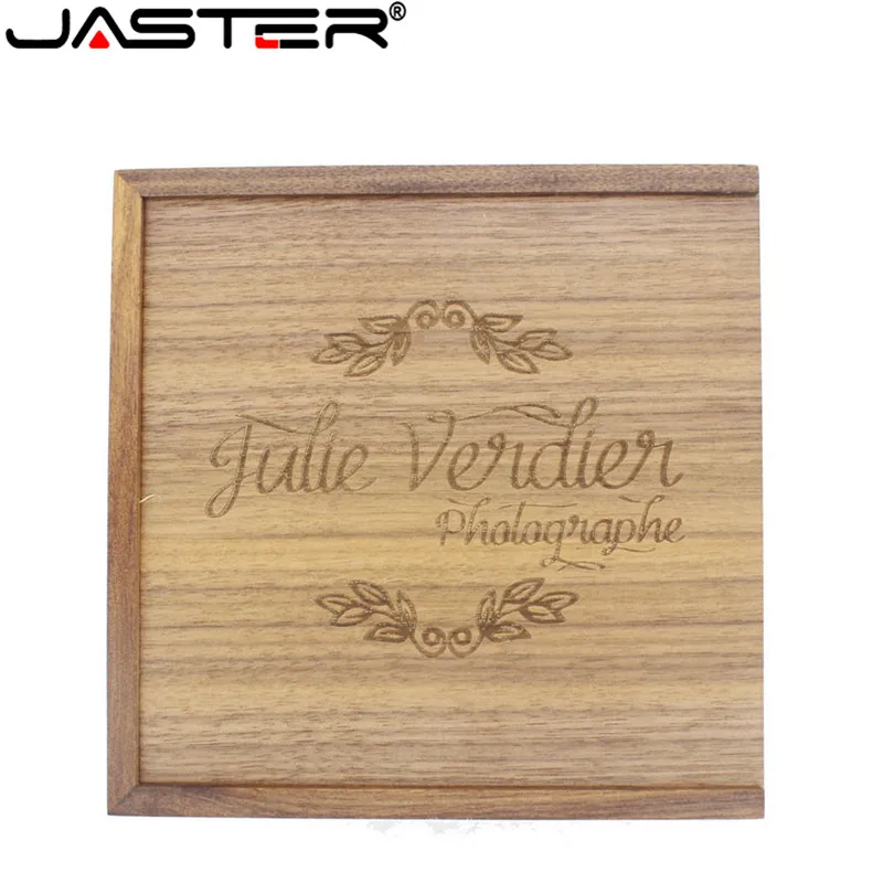 Деревянный USB флеш накопитель JASTER 2 0 с логотипом сделай сам на заказ кленовый