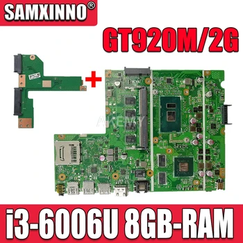 شراءاللوحة الام X541UVK X541UJ اللوحة الام ل Asus X541UVK X541UJ X541UV X541U F541U اللوحة الام للابتوب ث/8G RAM/I3-6006U GT920M/V2G