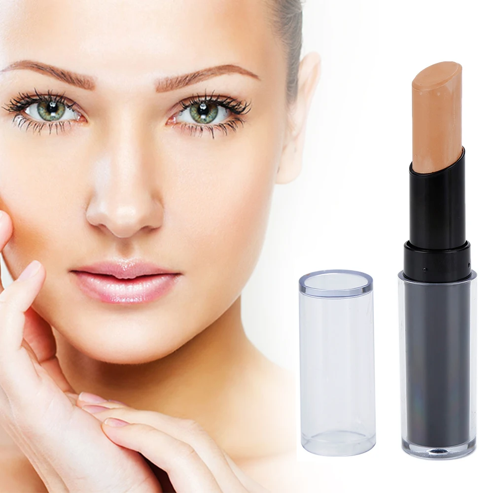

Natural Stick Concealer Pen Cream Waterproof Face Lips Concealer Whitening Highlight Contour Repair Face Makeup Cosmetics TSLM1