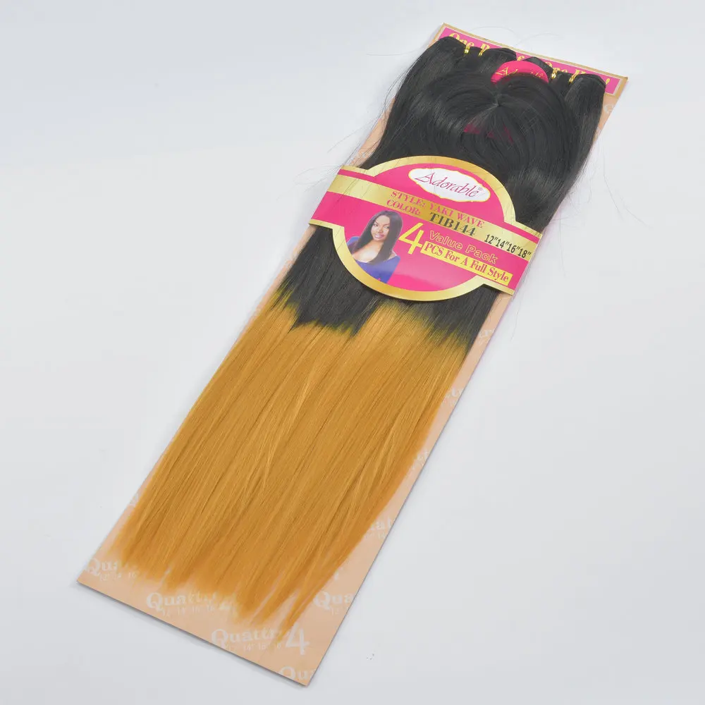 Descuento Adorable Quattro Yaki Wave 4 Uds 12-18, con pequeño gratis cierre pelo mechones resistente al calor de fibra de Yaki recto paquete del pelo teje AjXNear5XeQ Descuento Adorable Quattro Yaki Wave 4 Uds 12-18, con pequeño gratis cierre pelo mechones resistente al calor de fibra de Yaki recto paquete del pelo teje AjXNear5XeQ