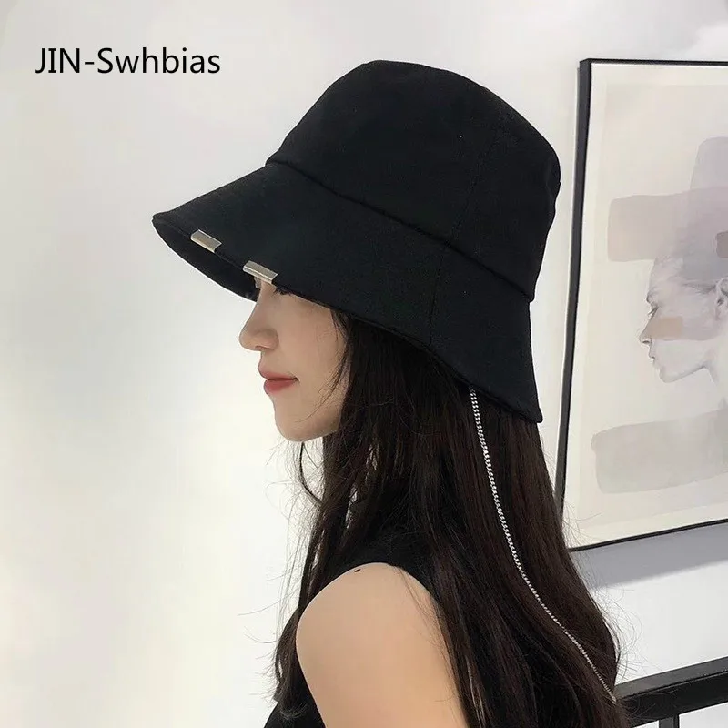 Fashion Chain Bucket Hat Women Summer 