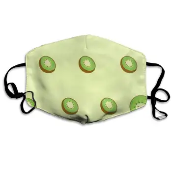 

NiYoung Unisex Fashion Anti Dust Pollution Outdoor Mouth Mask with Adjustable Ear Loops, Protection Warm Windproof Kiwi Fruit