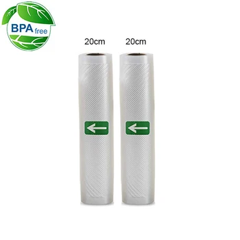 

Vacuum Sealer Bags 2 Rolls / 1 Slot Food Storage Bags for Vacuum Sealer Fresh Food Packing Packer