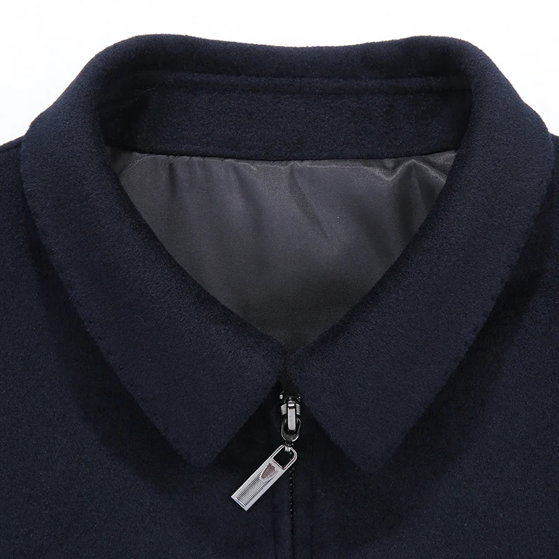 10XL 8XL 6X Men Jacket Warm Winter Trench Coat Outwear Overcoat Turn-down collar Casual Windbreaker Overcoat Jackets Wool Blends