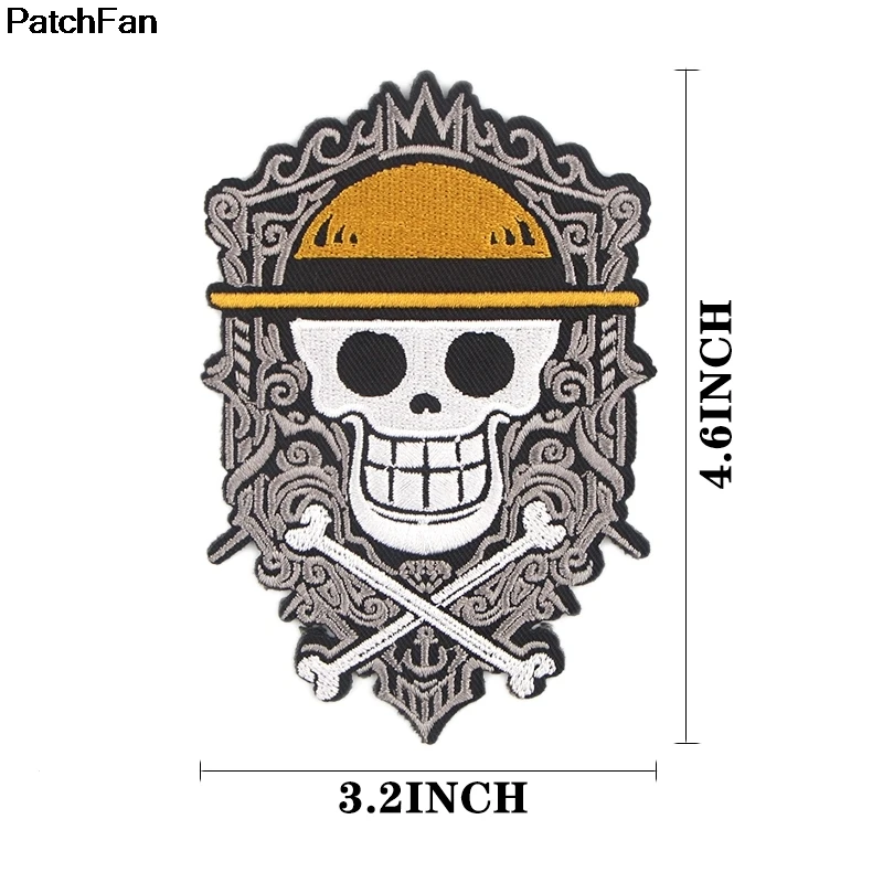 Patchfan аниме аппликация патчи железные на пункт рубашка одежда с вышивкой стикер