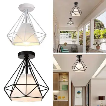 

E27 Romantic Fashion Dreamlike Iron Ceiling Lights Metal Ceiling Lights Recessed Ceiling Lights Minimalist Bedroom Hanging Lamp
