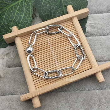 

PDB SL High Quality Original Me Series with Bracelet 925 Silver Temperament Simple Female Suitable for DIY Charm Free Shipping