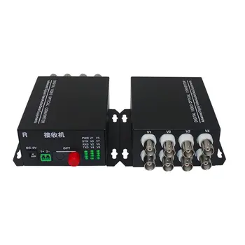 

8-Channel Vga Video Multiplexer 1-Way Reverse Data Optical Digital To Fiber Optical Converte For Security Guard Sytems