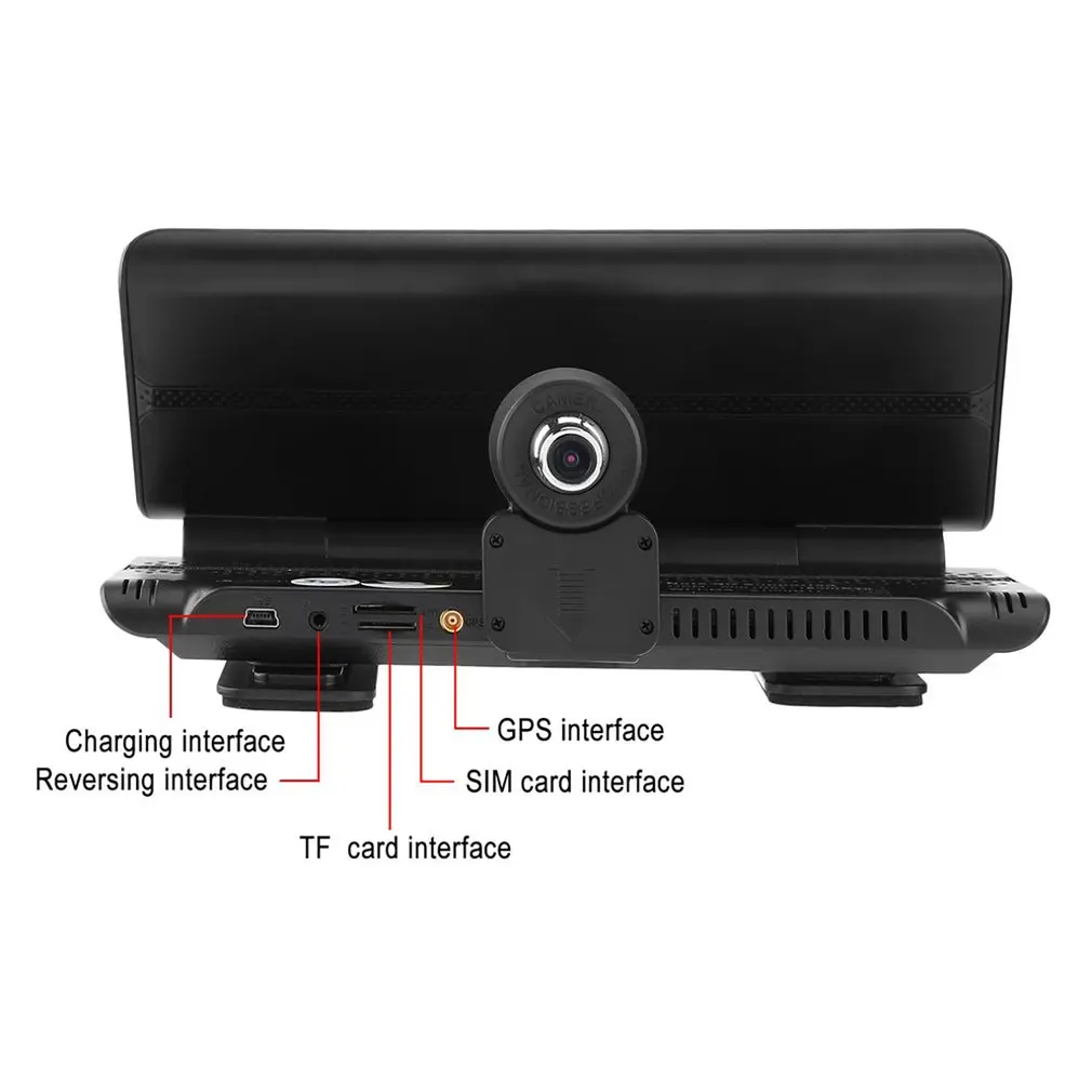 K6 HD 1080P 7 дюймов ips Автомобильный видеорегистратор с сенсорным экраном для салона автомобиля зеркало заднего вида с функцией видеозаписи, Камера Dash Cam Набор беспроводной связи по стандарту Bluetooth