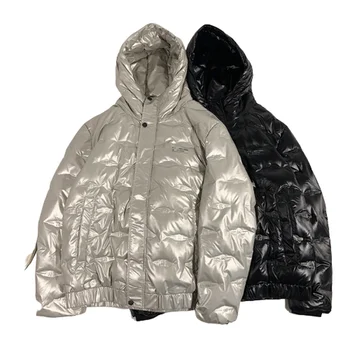 

Winter Down Jacket Men Thick Warm White Duck Down Coat Male Hooded Clothing Casual Outwear Parka Men
