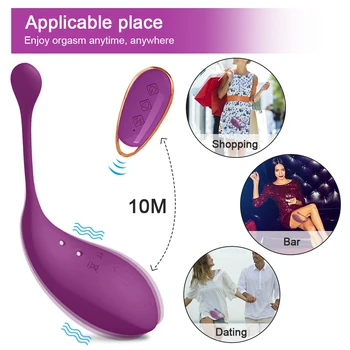 Wireless Dildo Vibrator Female for Woman G-spot Love Egg Wear Vibrating Panties Remote Control Clit Sex Toys for Adults Couples 5