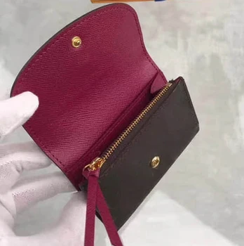 

Luxury Designer Short wallet Mini Coin Purse Zippy Pocket Colorful Louie Genuine Leather Lining vuiton AAA grade High Quality