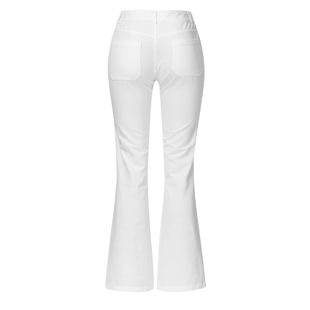 Женские повседневные Модные расклешенные джинсовые брюки d, женские Облегающие расклешенные джинсы, весенне-осенние обтягивающие леггинсы, джеггинсы# G2