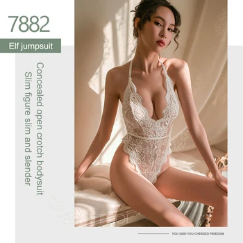 

Women's Ultra Tulle Flower Sleeve Tops Shorts Transparent Lingerie Seduction Sexy Pajamas 2020 New