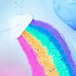 Естественный Уход за кожей облака Радуга соль для ванны отшелушивающие увлажняющие Пузырьковые шарики для ванны мяч для очистки кожи тела