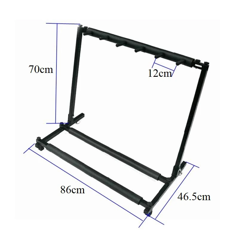 5 шт. держатель гитары стабильный несколько складной дисплей Универсальный гитарный стенд бас-держатель