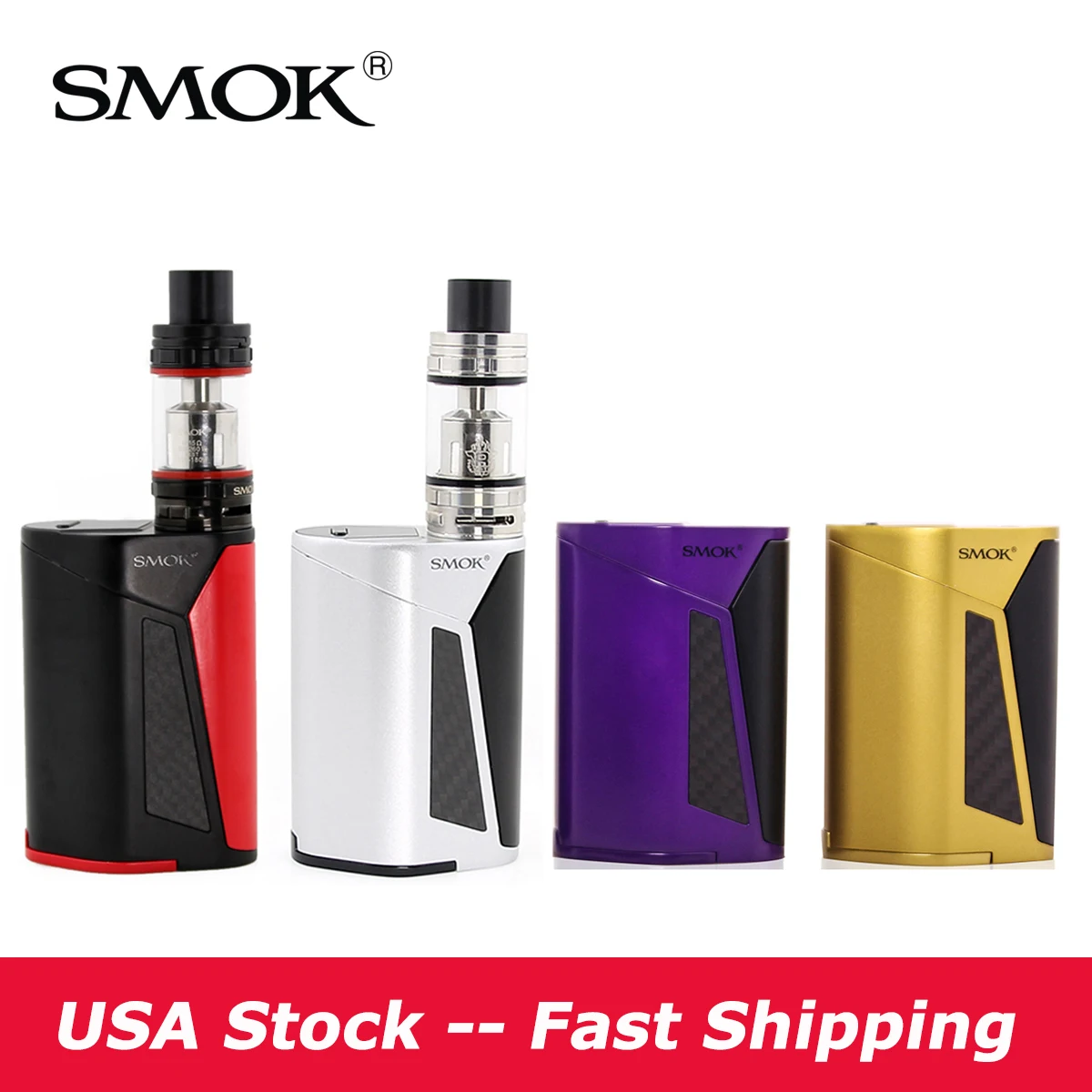 Оригинальный набор SMOK GX350 350 Вт TC VW вейп мод для атомайзера 510 6 мл бак TFV8