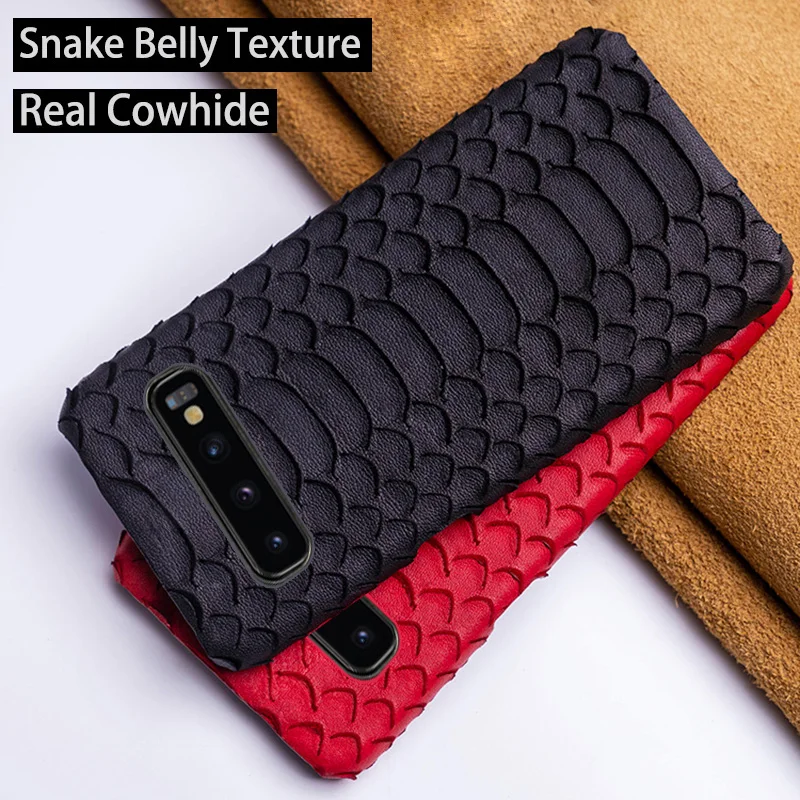 

Phone Case For Samsung Galaxy A30 A40 A50 A70 S7 S8 S9 S10 Plus Note 8 9 10 Case Python Texture For A5 A7 j5 j7 2017 j6 A8 2018