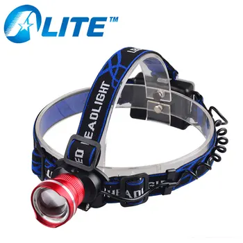 

TMWT Zoomable Headlight 2000LM Super Bright XML t6 LED Headlamp for AA Battery