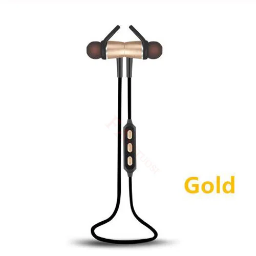 gold FANGTUOSI магнитные беспроводные Bluetooth наушники, стерео Музыкальная гарнитура, спортивные наушники с микрофоном для iPhone 11 - Цвет: gold