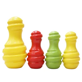 

CAITEC Dog Toys Squeaking Bowling Springy and Floatable Suitable for Tossing and Chasing 2 Sizes
