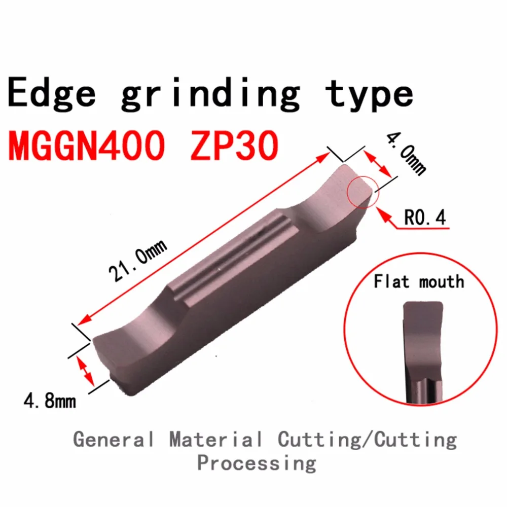 MZG MGGN150 ZP30 индексируемый CNC инструмент подвергая механической обработке Нержавеющая сталь машина для нарезания канавок в отрезной обработки Вольфрам твердосплавные пластины