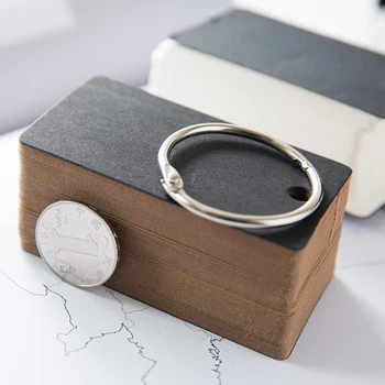 

JIANWU Vintage kraft paper portable mini notebook coil Notepad office stationery
