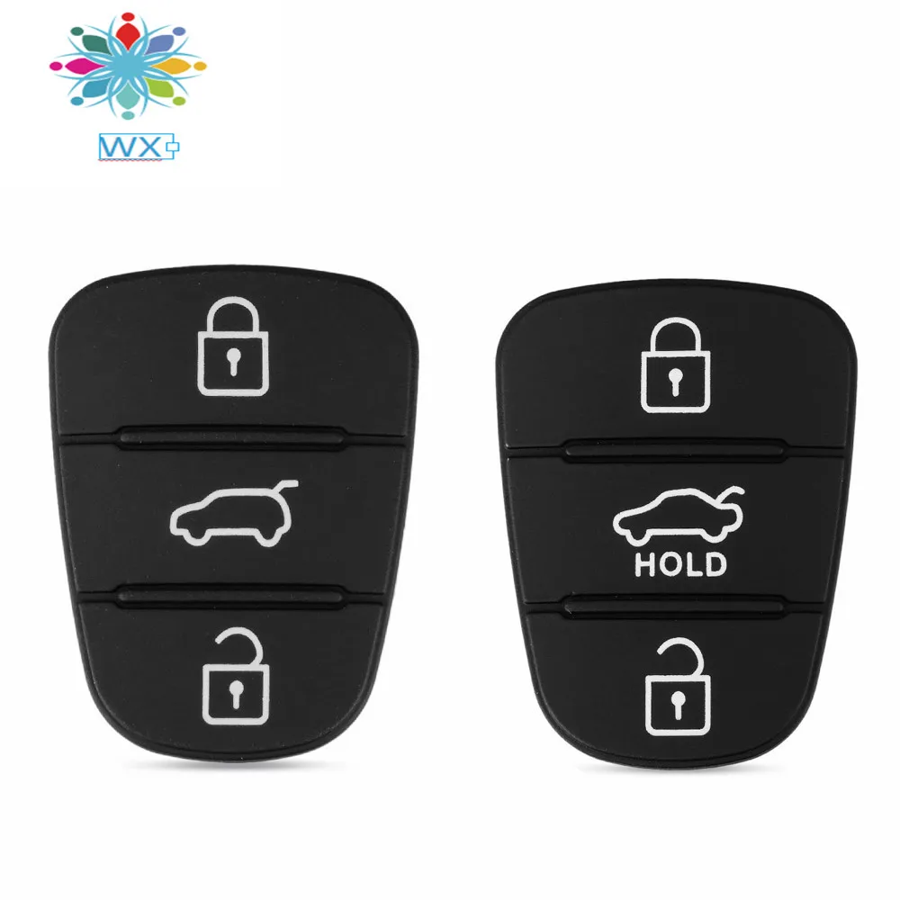 SPC пульт дистанционного управления 3 botones de goma almohadilla параhyundai Kia K2 K5 Rio Sportage Flip KEY |