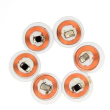 100 шт. 125 кГц EM4305 прозрачный падение клея катушки перезаписываемые записываемые брелки бирки с RFID копия клон пустая карта контроля доступа