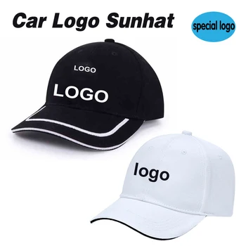 

Car Logo Sunhat Baseball Cap Hat Embroidery Emblem Chapeau Men Outdoor Peaked Caps Headdress for Mercedes AMG BMW Land Rover New