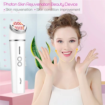 

Rechargeable Hot Cold Hammer Facial Massager Far Infrared Photon Magnetic Beauty Tool for Skin Tighten Lifting Wrinkle Removal