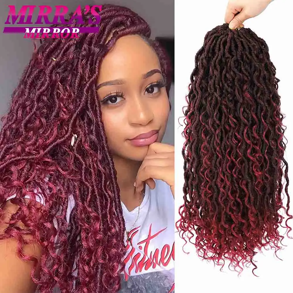 Cabelo De Crochê Sintético Nu Locs, 14 Tamanhos, 21 Fios, Extensão Faux  Locs, Deusa Macia, Trança De Cabelo Para Mulheres - Temu Portugal