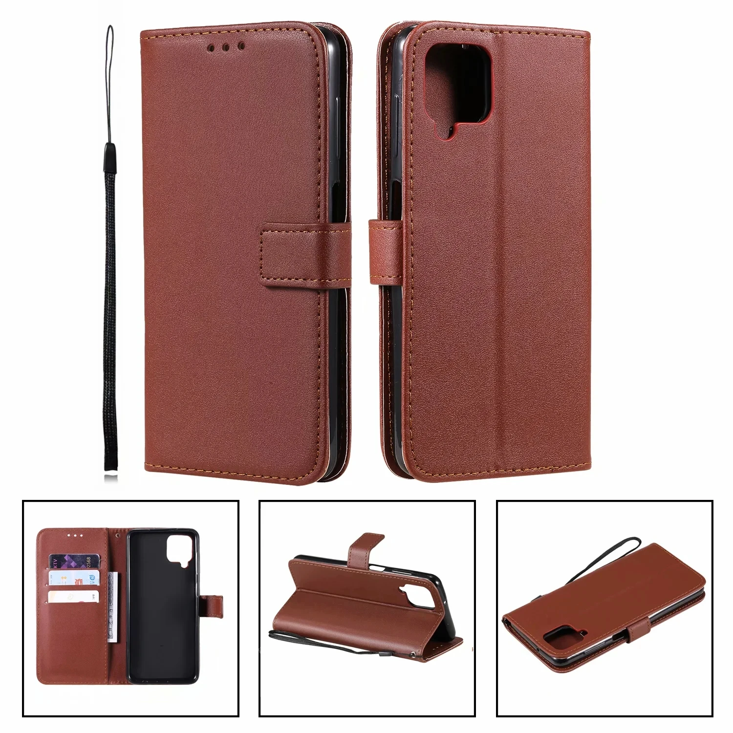 Custodia a portafoglio in pelle per Samsung Galaxy A10 A12 A20e A31 A32 A40 A41 A50 A51 A52 A70 A71 A21s A3 A5 A6 A7 A8 Protect_voghion.com