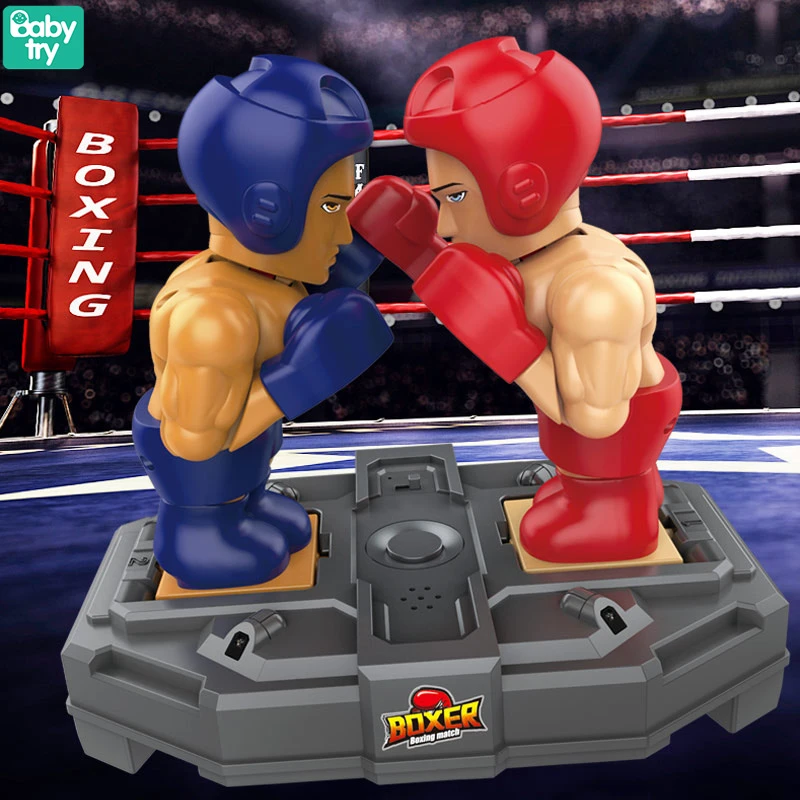 Juguetes interactivos para niños, juguetes de boxeo, Robot de boxeo de eléctrico, doble juego inteligente, juguetes para mayores de 3, 4, 5 y 6 años| | - AliExpress