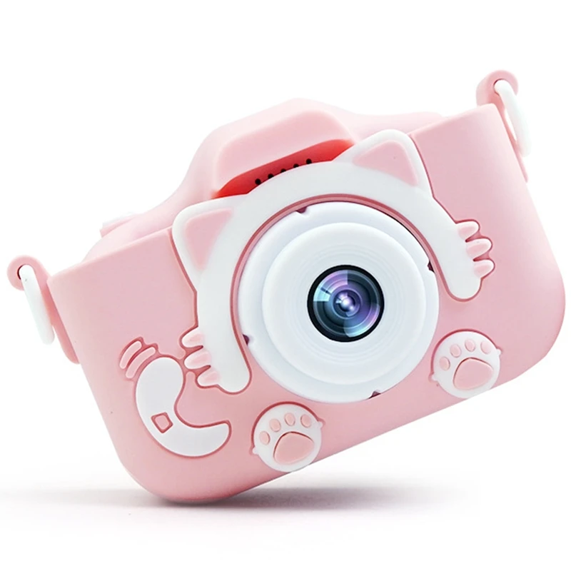  Children's Camera 12.0MP 1080P 2.0 Inch Screen Children's Video with 32GB TF Card Camera Anti-Fall 