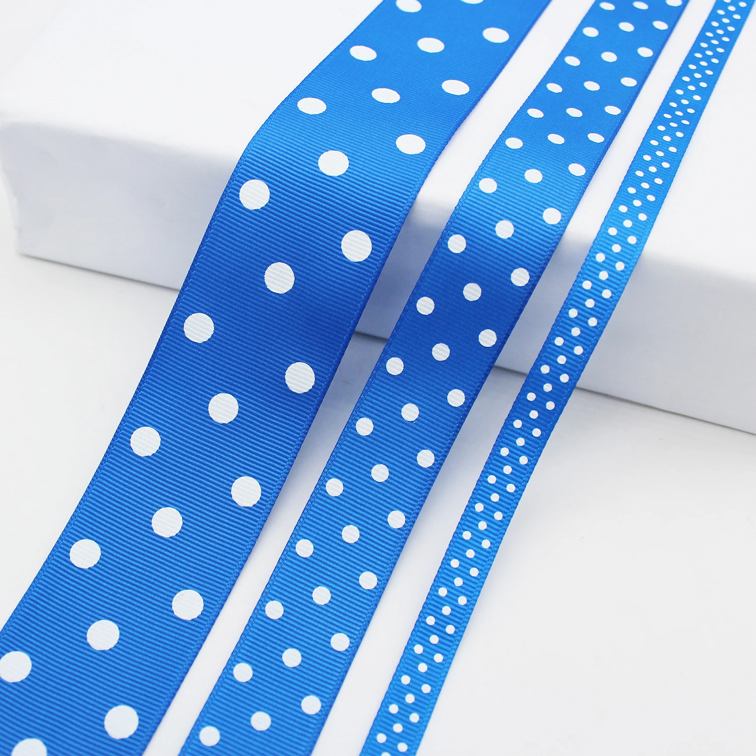 Blue Tapes Printed Grosgrain Satin Ribbons Dot Heart Star Gingham Velvet For DIY Hair Bows Crafts Accessories