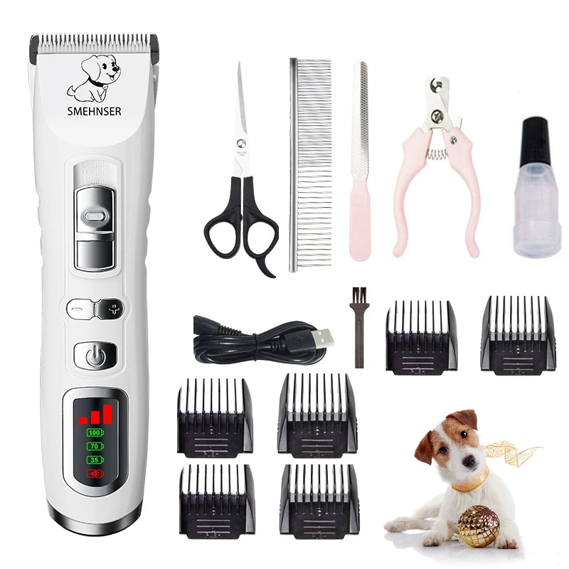 Перезаряжаемые электрическая машинка для стрижки волос собак Уход за лошадьми