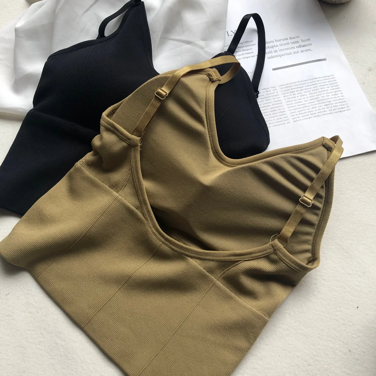Bra Tube-Top Lingerie Top-Tank Bandeau Camis Seamless Streetwear Beauty Female Sports