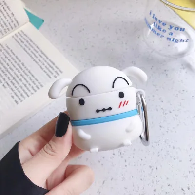 GR-34 Милый мультфильм Пингвин Airpods брелок Bluetooth наушники силиконовый чехол для Airpods 2 защитный Брелок «Обложка» - Цвет: GR-34