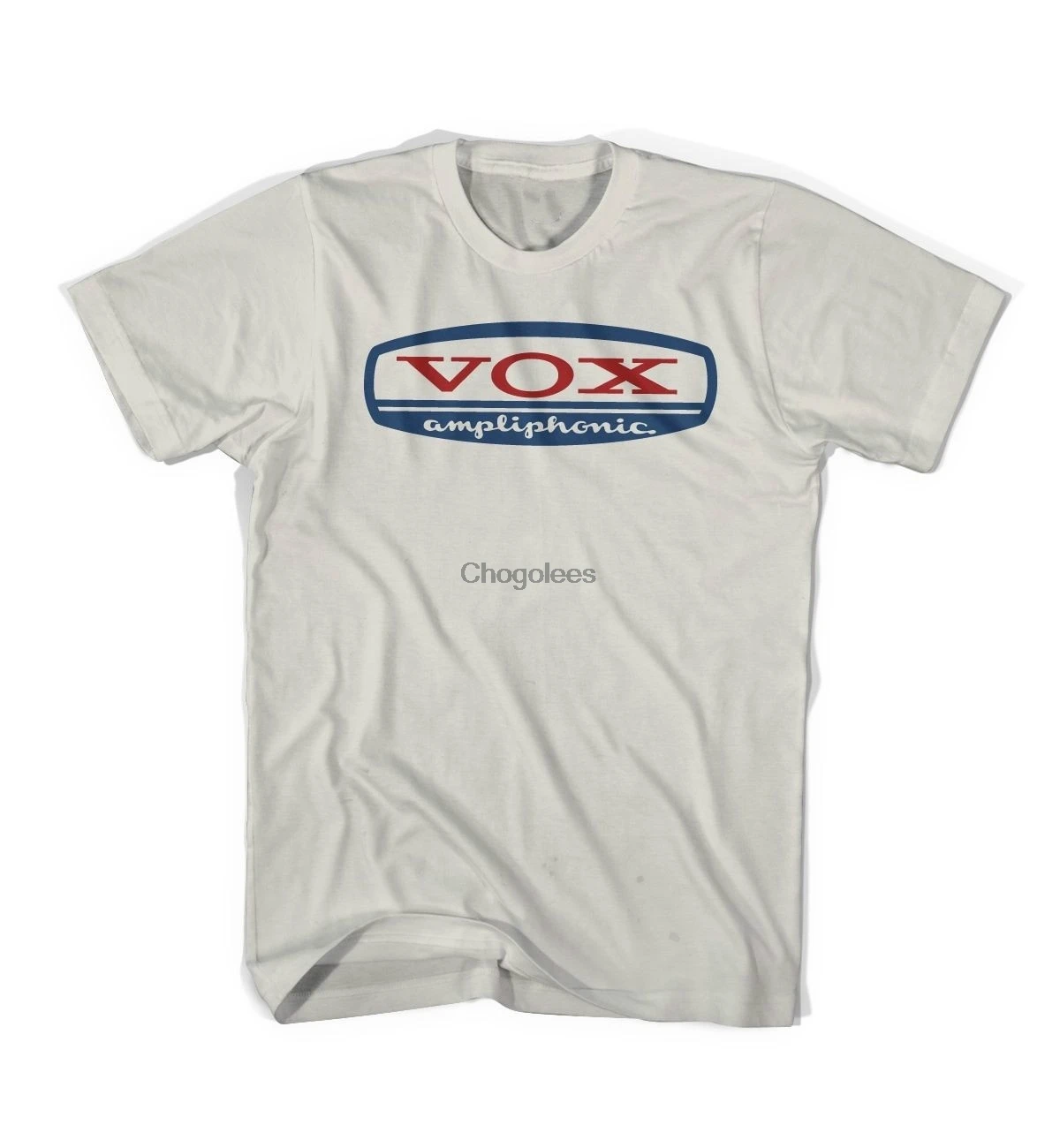 Vox Amplifiers T-Shirt Men&amp#39s Fashion Short Sleeves Cotton Tops Clothing White |
