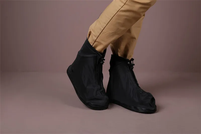 Shoe Covers Men Women Waterproof Outdoor Protectors Non Slip Shoe Cover Travel Accessories Thickening Elastic Foot Wear Rain Boots Reusable