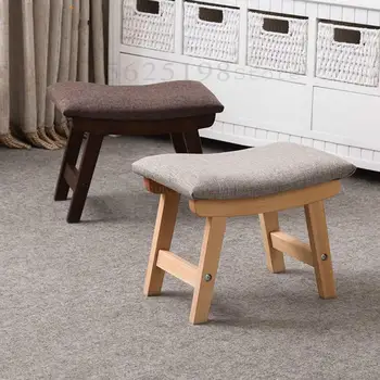 

Cloth stool home fashion creative shoes bench adult living room solid wood bench simple modern sofa stool