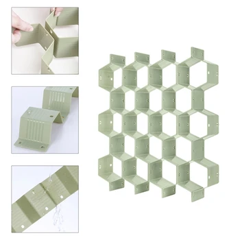 

Adjustable Drawer Honeycomb Clapboard Partition Divider Box Separator DIY Grid Storage Organizer Cell Sorting Panties Socks