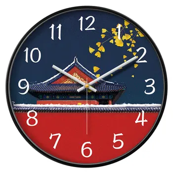

Horloge Mural Wall Clock Decoracion Hogar Chinese Creative Wall Watches Roman Numerals Zegary Scienne Silent Home Decor AA60WC